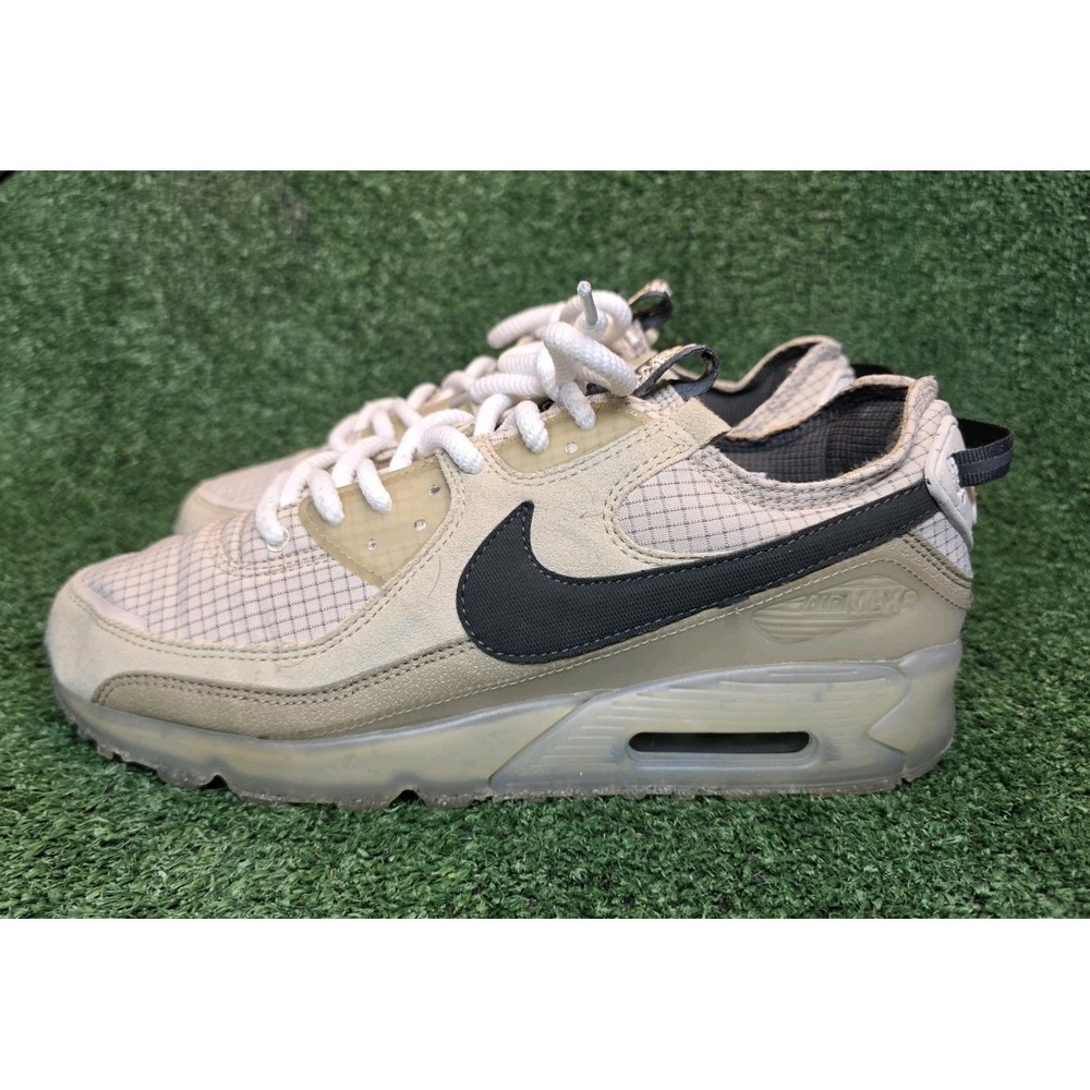 Mens Size 10 Nike Air Max Terrascape 90 Beige Khaki Athletic Sneakers